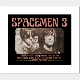 Spacemen 3 Vintage 1982 // English rock Original Fan Design Artwork Posters and Art